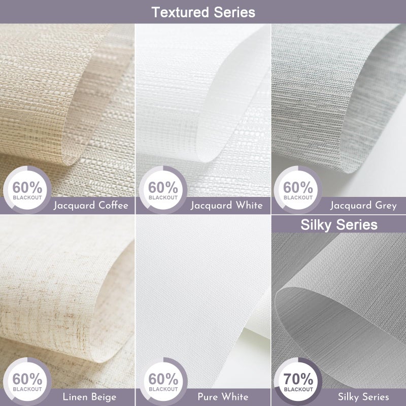 Graywind Motorized Light Filtering Shades for Windows Doors (Fabric Samples) - Image 4